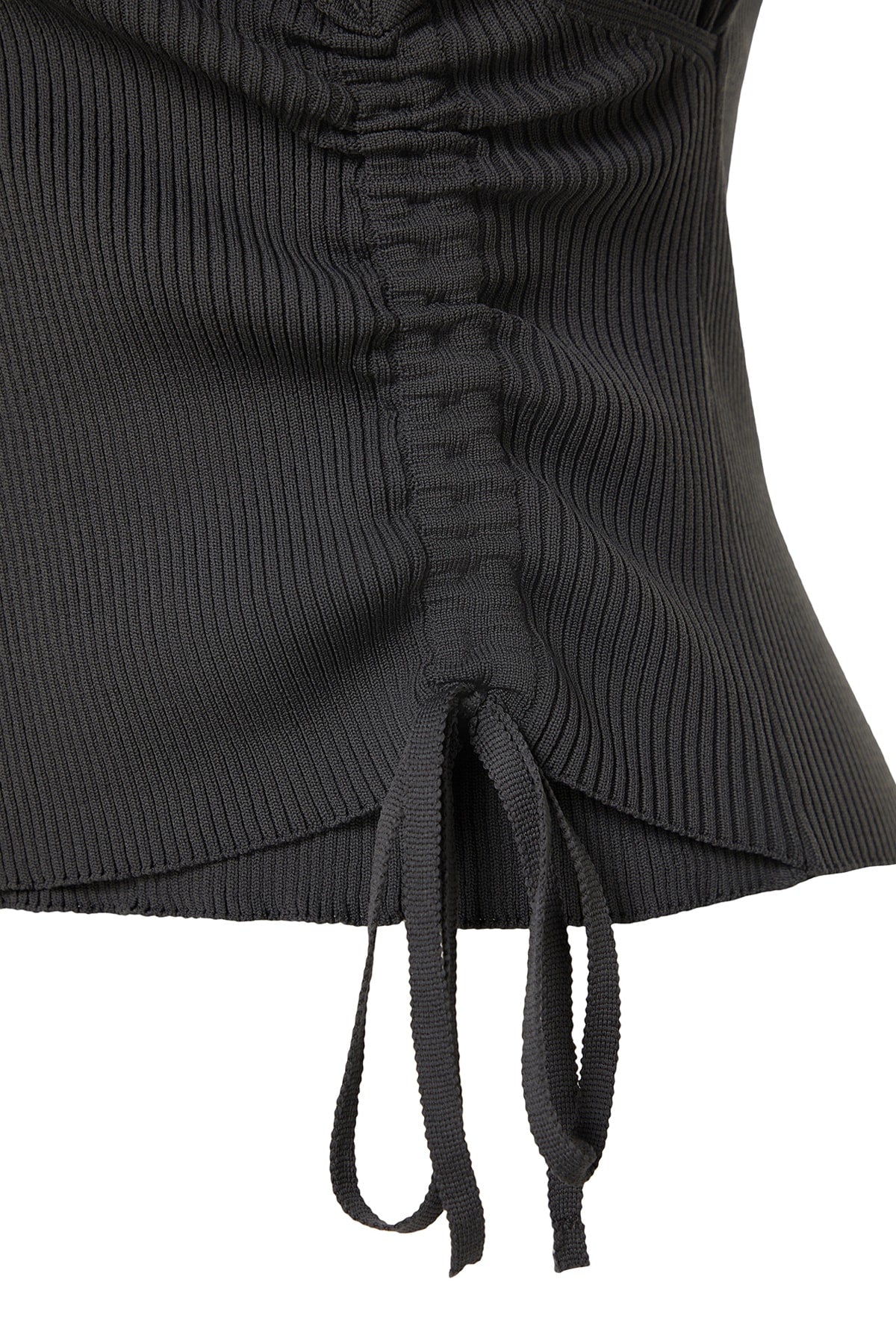 Trendyolmilla Antrasit Kruvaze Büzgü Detaylı Triko Kazak TWOAW23KZ00828