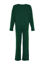Trendyolmilla Zümrüt Yeşili Fitilli Örme Pijama Takımı THMAW21PT0684