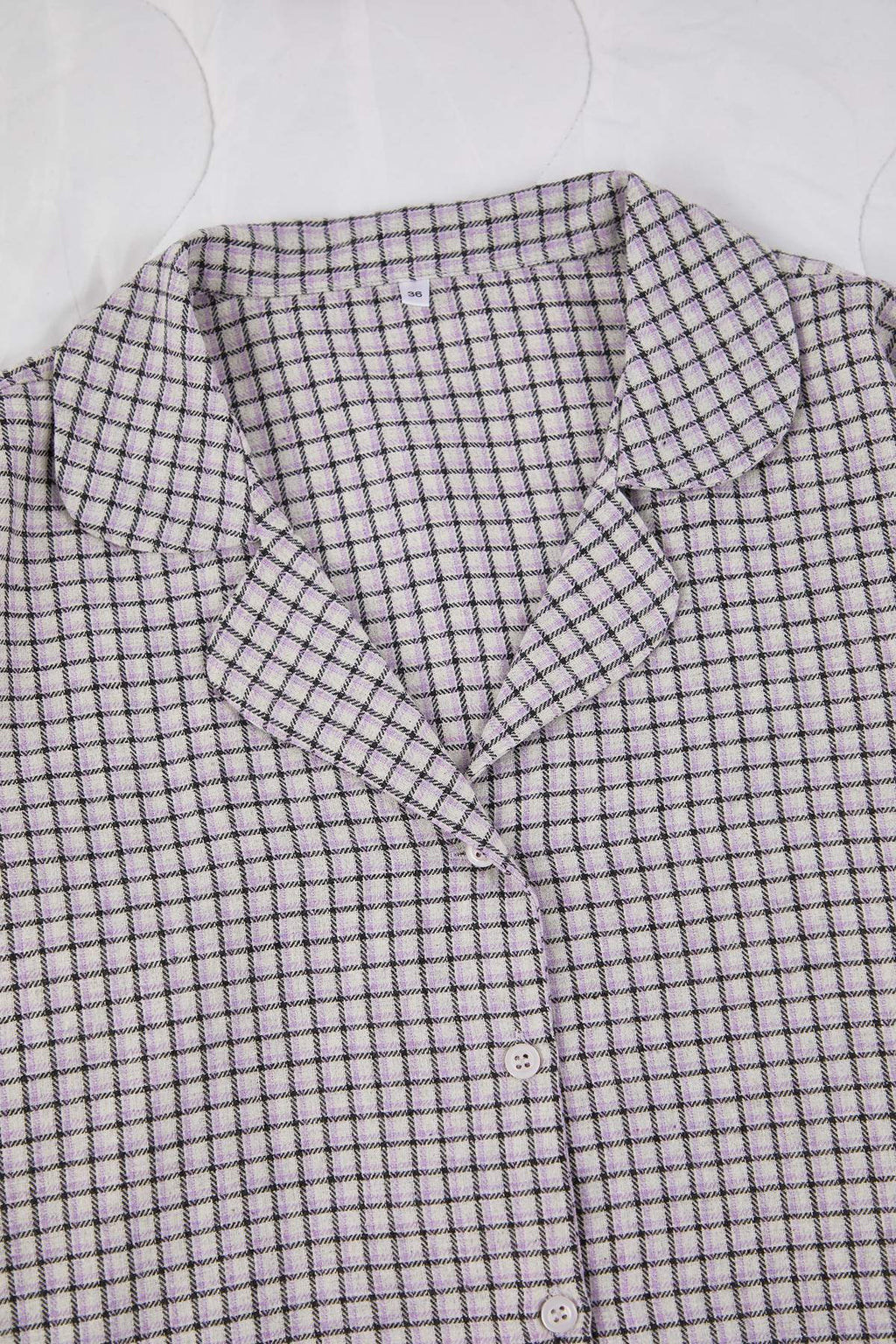 Trendyolmilla Lila-Çok Renkli Pamuklu Kalın/Kışlık Ekoseli Flanel Dokuma Pijama Takımı THMAW26PT00196