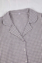 Trendyolmilla Lila-Çok Renkli Pamuklu Kalın/Kışlık Ekoseli Flanel Dokuma Pijama Takımı THMAW26PT00196