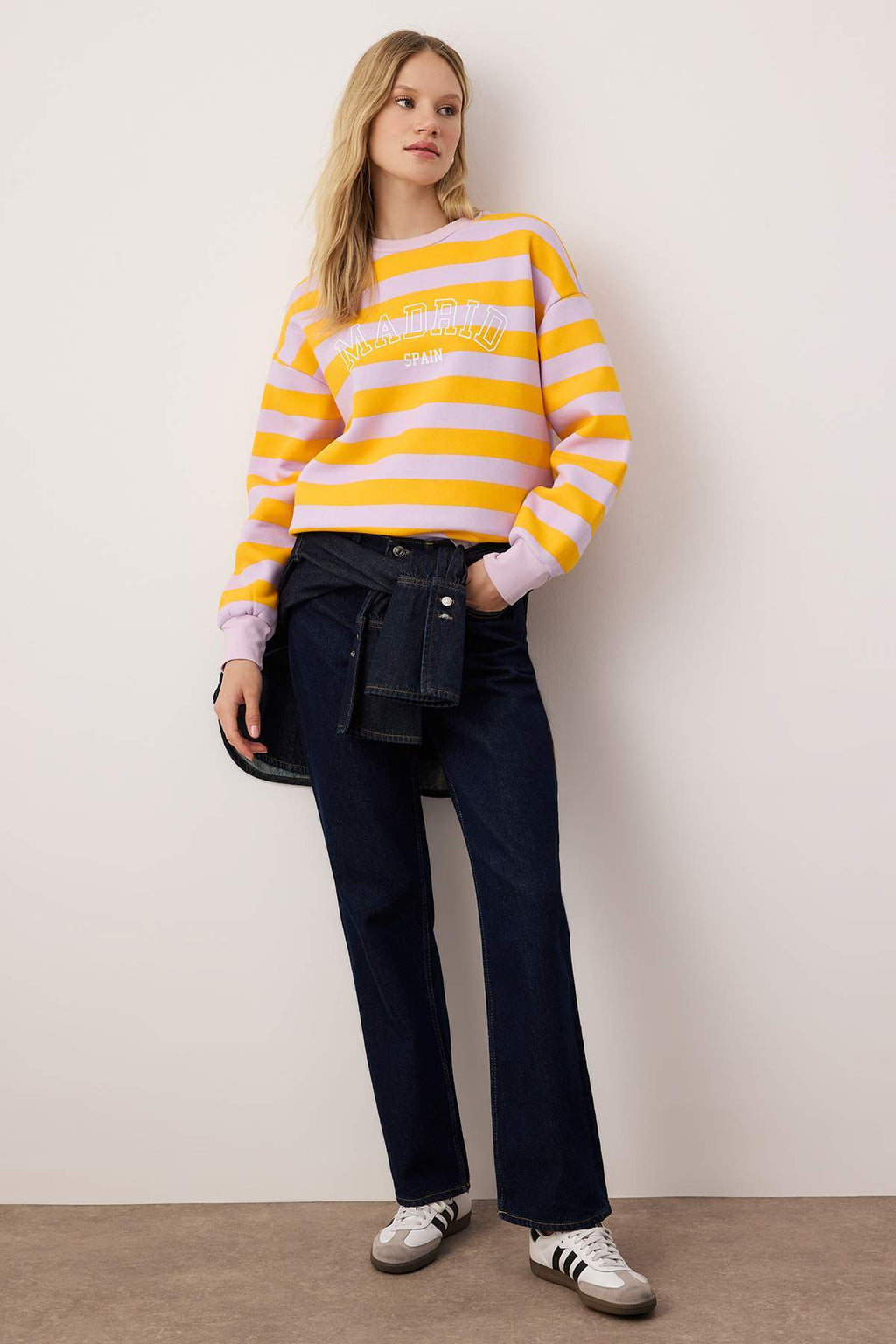 Çok Renkli Regular/Normal Kalıp Örme Sweatshirt TWOAW26SW00212