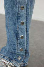Mavi More Sustainable Aksesuar Detaylı Yüksek Bel Wide Leg Jeans TWOAW25JE00028