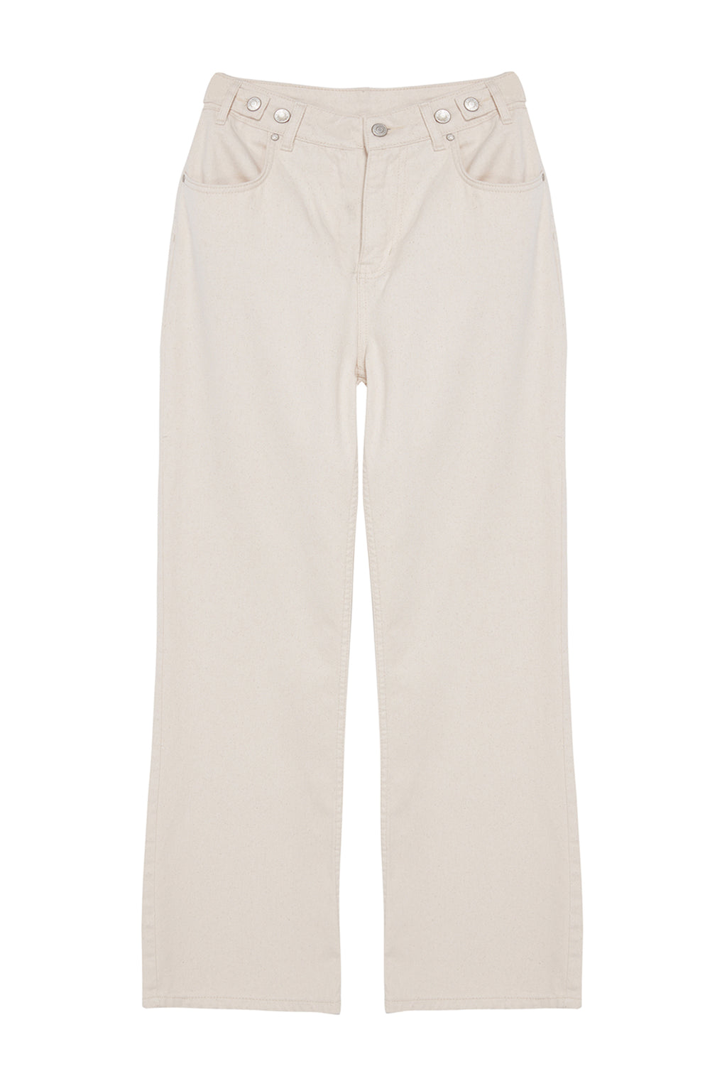 Trendyolmilla Yağ Yeşili Bel Detaylı Yüksek Bel Wide Leg Pantolon TWOAW25JE00039