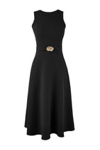 Trendyolmilla Kırmızı Kemerli Midi Dokuma Elbise TWOSS26EL00134