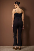 Kahverengi Yüksek Bel Comfort/Esnek Crop Flare Jeans TWOAW26JE00278