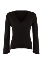 Trendyolmilla Antrasit  V Yaka Basic Triko Kazak TWOAW26KZ00101