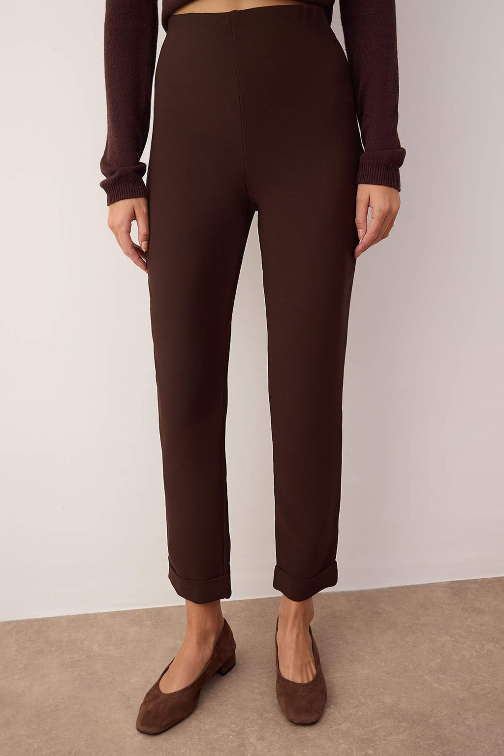 Trendyolmilla Vizon Havuç Basic Tayt Pantolon TWOAW26PL00046