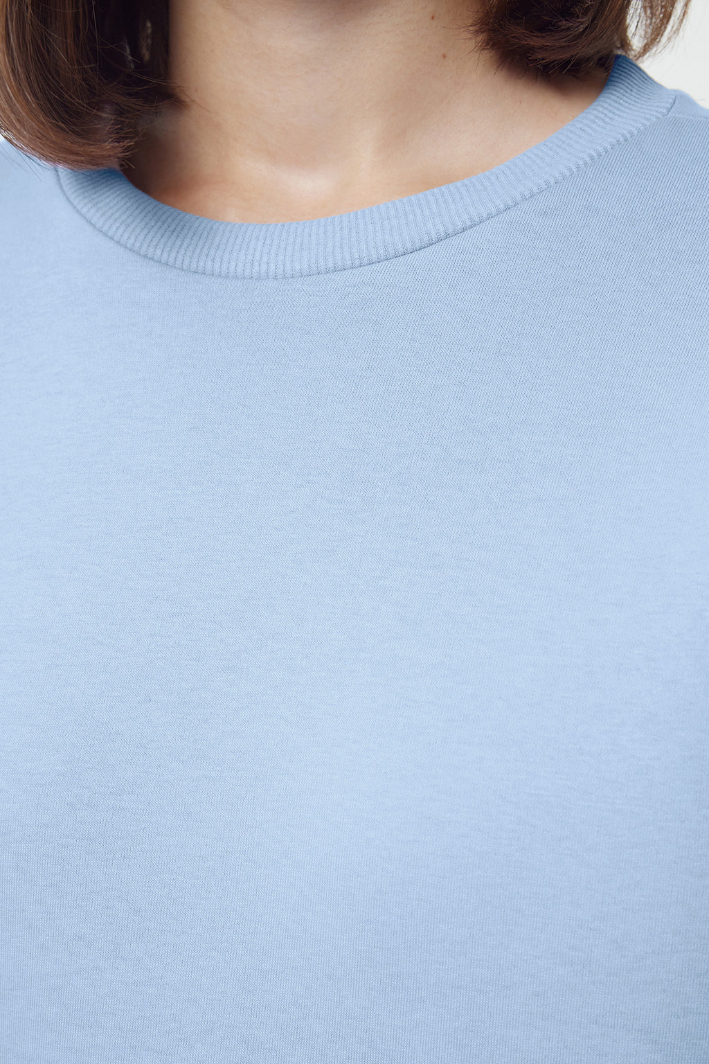Trendyolmilla Fuşya Kalın İçi Polarlı Regular/Normal Kalıp Bisiklet Yaka Basic Örme Sweatshirt TWOAW24SW00101