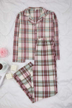 Trendyolmilla Çok Renkli Pamuklu Ekoseli Kışlık Kalın Flanel Dokuma Pijama Takımı THMAW26PT00175