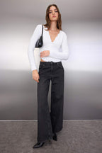 Limited Edition Ekru Yumuşak Dokulu Crop Triko Hırka TWOAW26HI00244