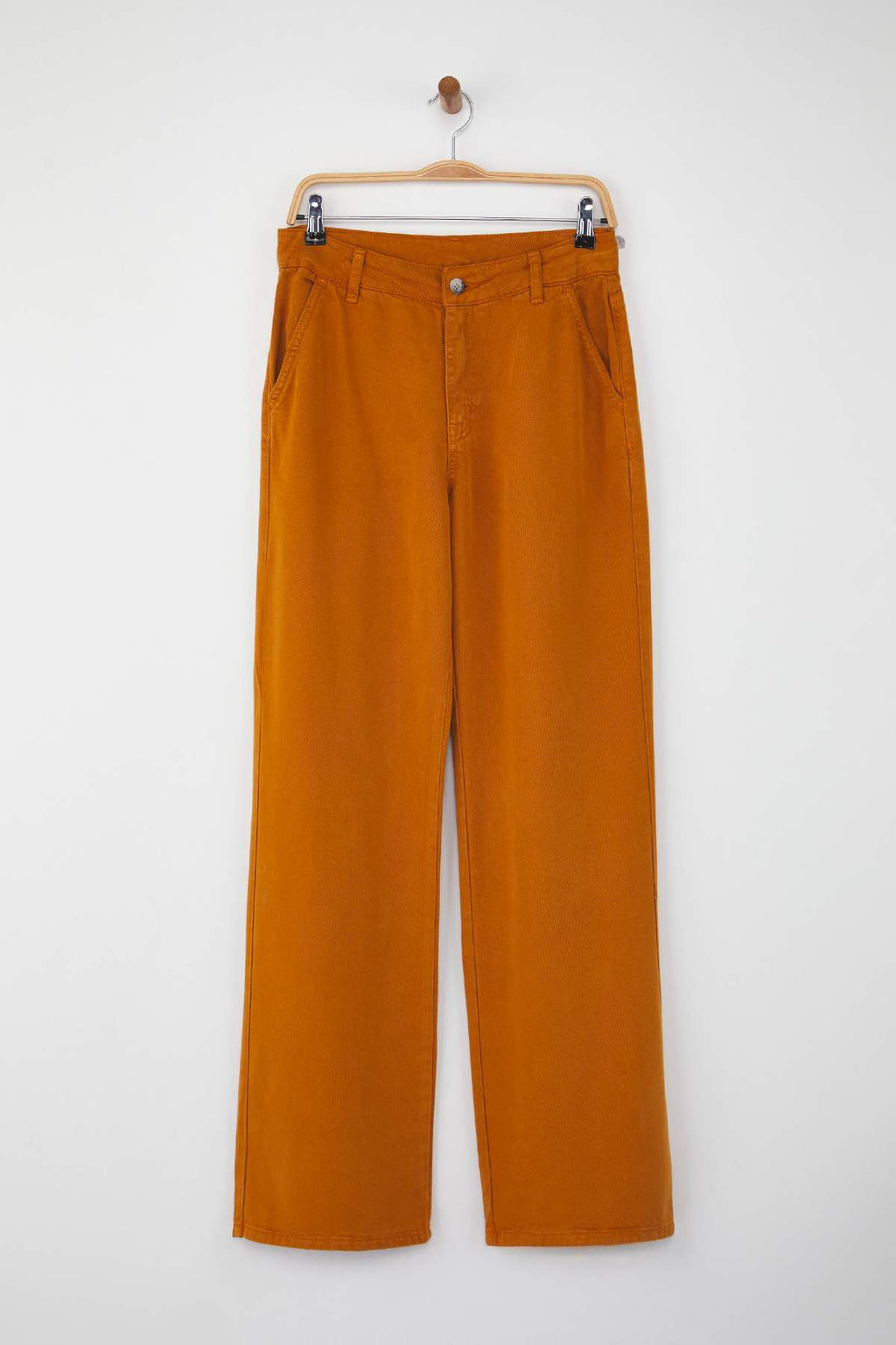 Trendyolmilla More Sustainable Mint %100 Tencel™ Düşük Bel Wide Leg Jeans TWOSS23JE00219