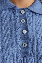 Trendyolmilla Mavi Geniş Kalıp Yumuşak Dokulu Triko Kazak TWOAW21KZ2635