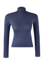 Trendyolmilla Gri Melanj Transparan Dik Yaka Esnek Normal Boy Örme Bluz TWOAW26BZ00266