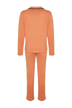 Trendyolmilla Siyah Pamuklu Panda Baskılı Gömlek-Pantolon Örme Pijama Takımı THMAW21PT0245