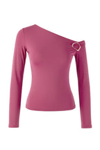 Trendyolmilla Haki Fitted Düşük Omuzlu Aksesuar Detaylı Asimetrik Yaka Esnek Örme Bluz TWOAW26BZ00075