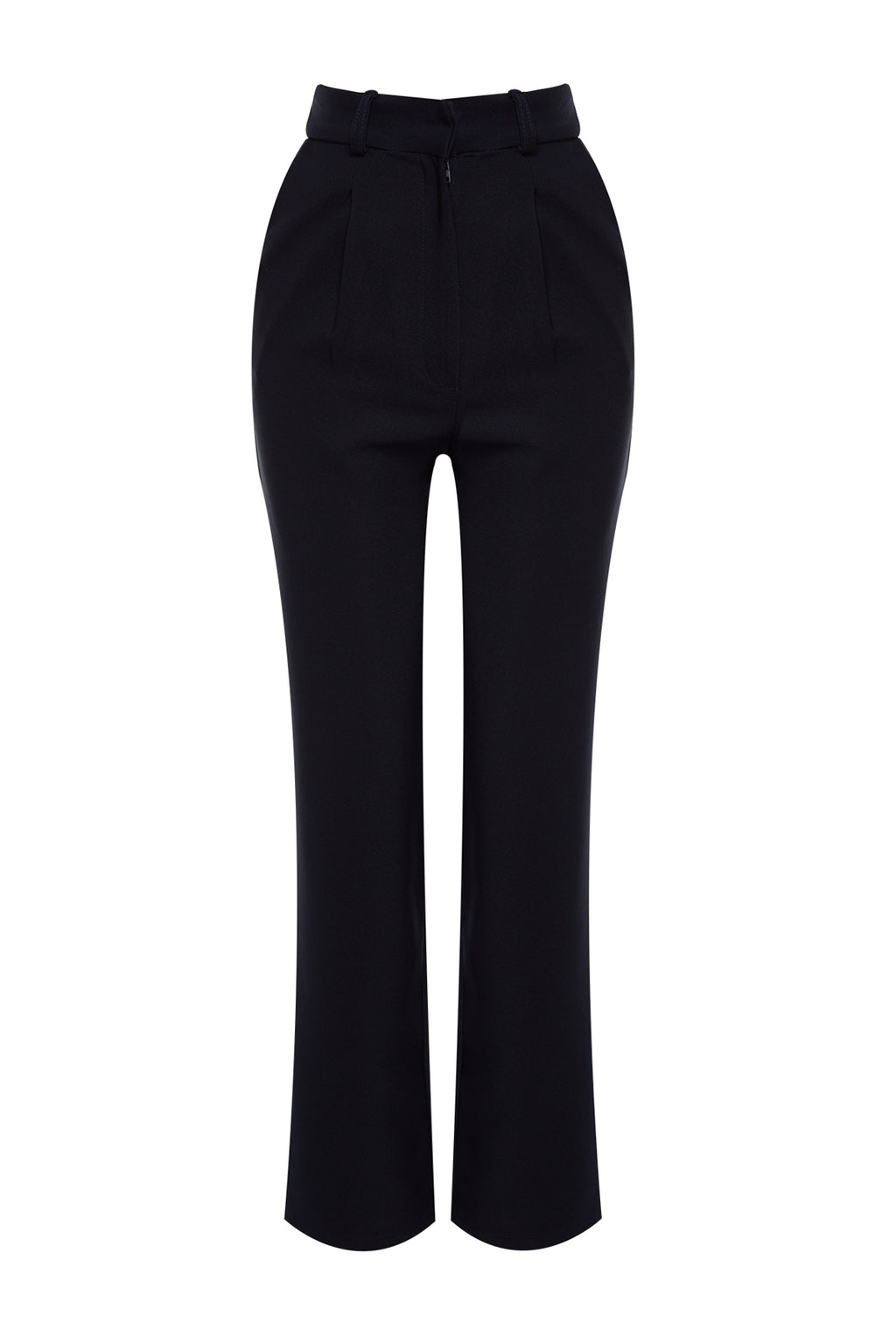 Trendyolmilla Mint Straight/Düz Kesim Pileli Dokuma Kumaş Pantolon TWOSS21PL0155