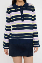 Trendyolmilla Teen Siyah*001 Polo Yaka Düz Triko Kazak TWOAW26KZ00121