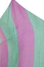 Trendyolmilla Çok Renkli Çizgili İp Askılı Viskon Şortlu Dokuma Pijama Takımı THMSS23PT00225