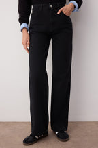 Trendyolmilla Mavi*002 Yüksek Bel Geniş Paça Wide Leg Smoke Jeans TWOAW24JE00075