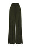 Limited Edition Haki Wide Leg Extra Geniş Paça Kuşaklı Dokuma Pantolon TWOSS25PL00082