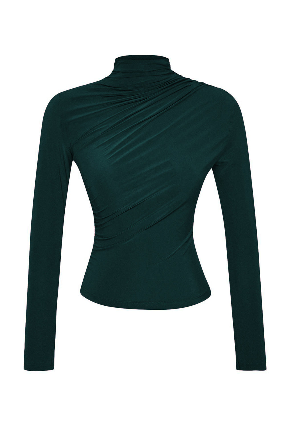 Trendyolmilla Mürdüm Büzgülü Kare Yaka Vücuda Oturan Esnek Örme Bluz TWOSS24BZ00487