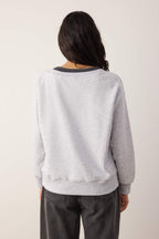 Trendyolmilla Teen Lacivert 2'li Düşük Omuzlu Örme Sweatshirt TWOAW26SW00149