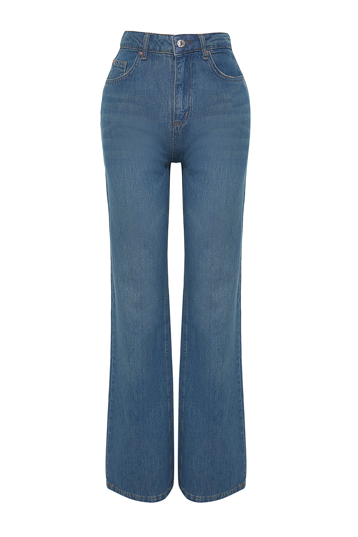 Mavi More Sustainable Yüksek Bel Wide Leg Geniş Paça %100 Pamuk Non-Stretch Jeans TWOSS24JE00020