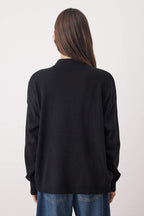 Trendyolmilla Siyah-Ekru Basic İkili Paket Triko Kazak TWOAW26KZ00232