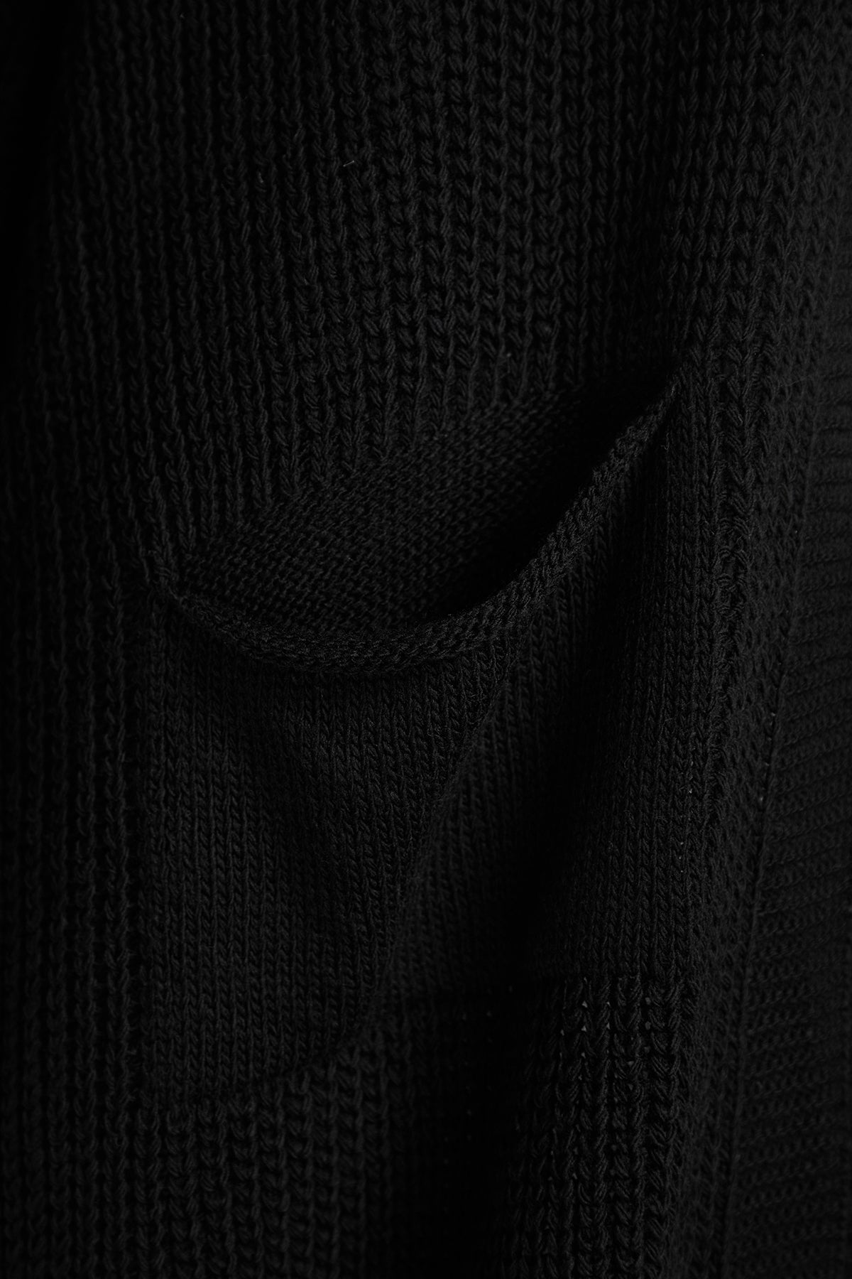Siyah Maxi Basic Geniş Kalıp Triko Hırka TWOAW24HI00096