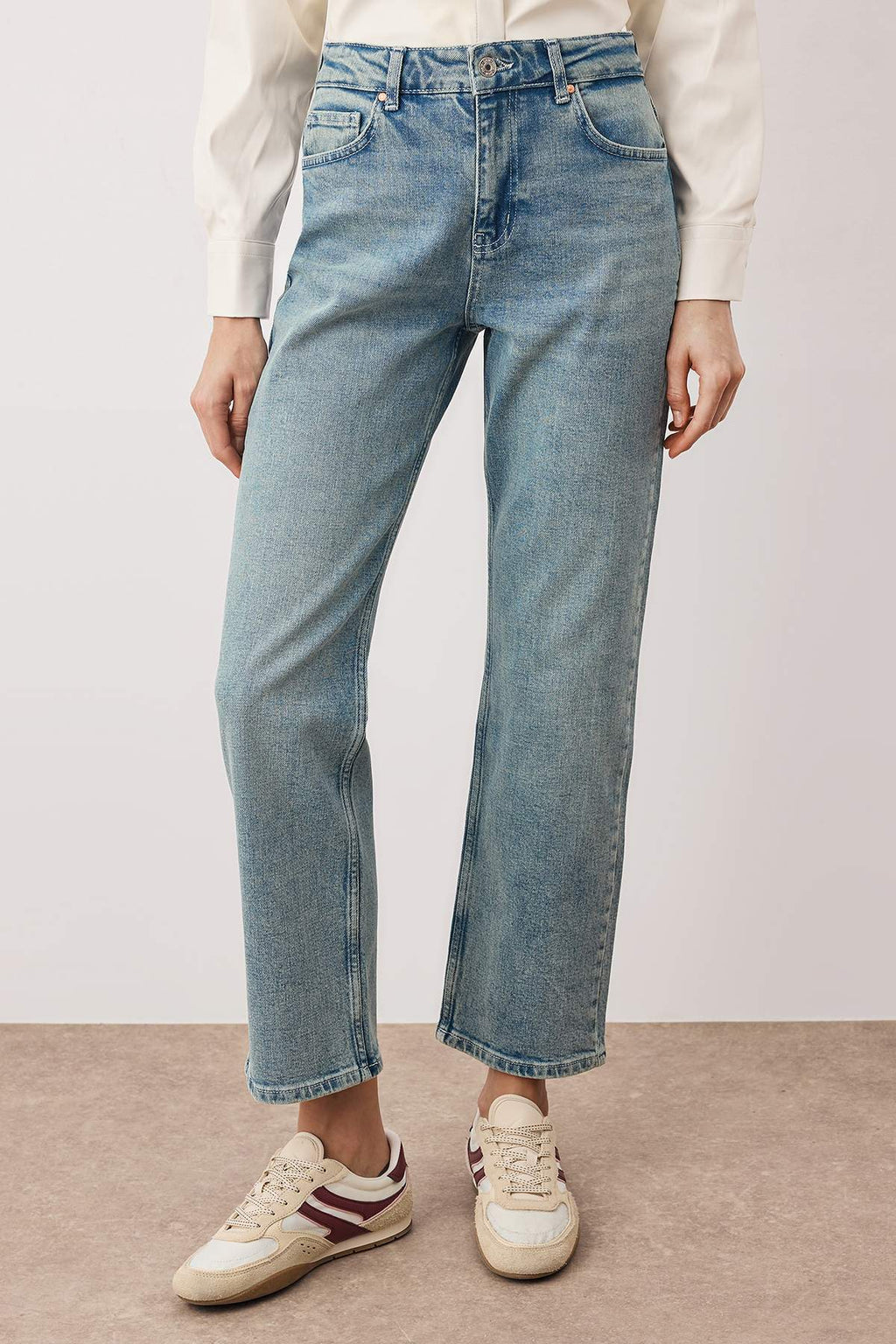 Trendyolmilla Mavi More Sustainable Esnek Comfort Straight Jeans TWOAW26JE00090