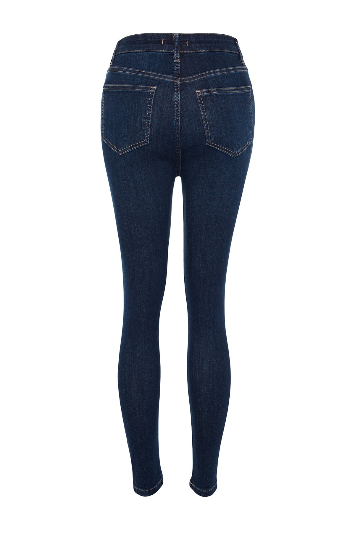 Trendyolmilla Açık Mavi Şekillendiren Etki Yüksek Bel Esnek Skinny Jeans TWOAW24JE00070