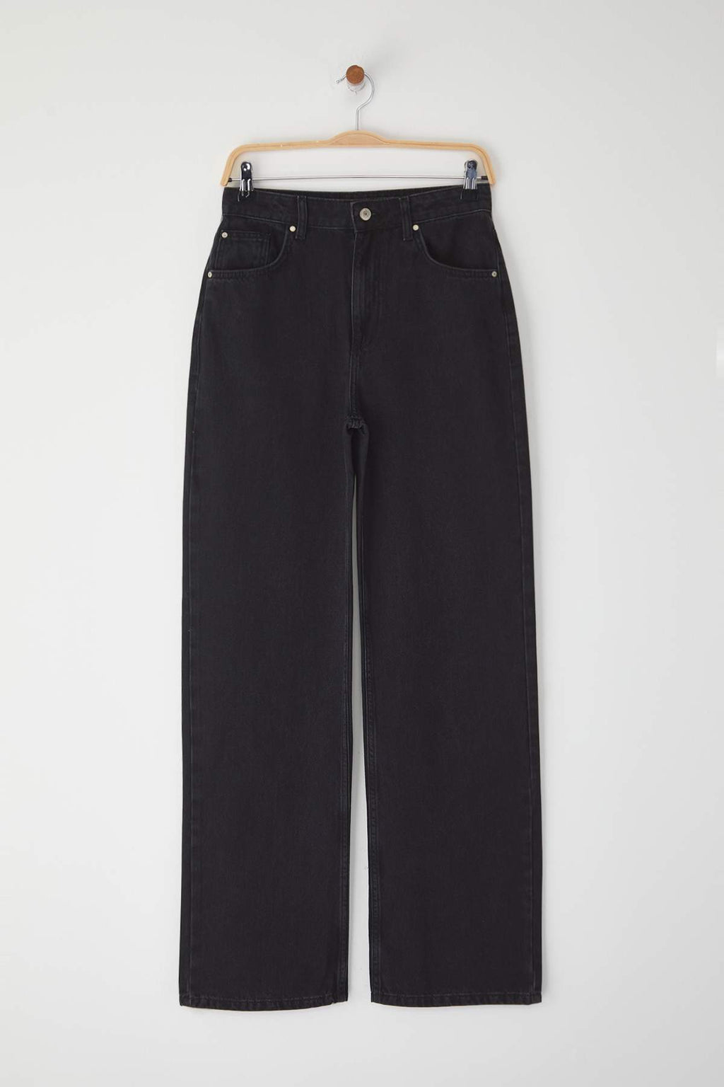 Trendyolmilla Açık Mavi Yüksek Bel Wide Leg Jeans TWOSS25JE00278