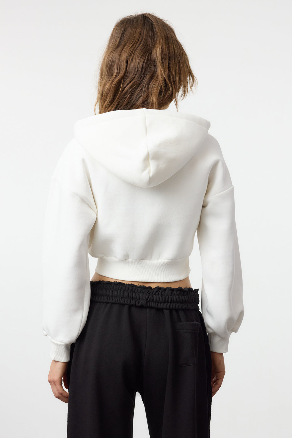 Trendyolmilla Gri Melanj Regular/Normal Kalıp Kapüşonlu Kalın içi Polarlı Örme Sweatshirt TWOAW25SW00068