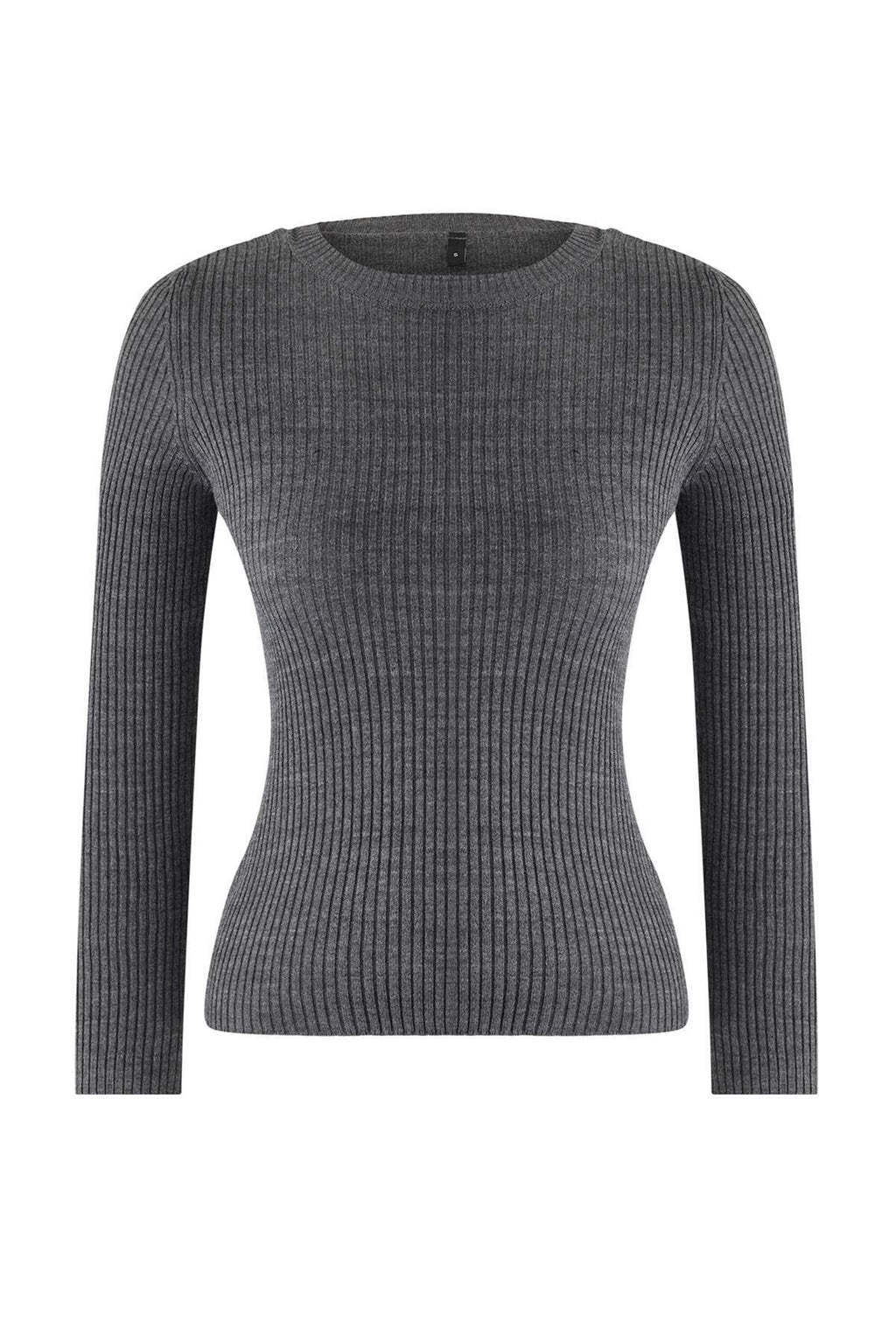 Trendyolmilla Antrasit-Bej İkili Paket Triko Kazak TWOAW22KZ1766