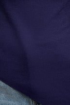 Trendyolmilla Bordo Drapeli Kayık Yaka Asimetrik Esnek Uzun Kol Örme Bluz TWOAW24BZ00393