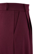 Trendyolmilla Lacivert Bol Paça Dokuma Pantolon TPRAW23PL00016