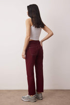 Trendyolmilla Haki Paçası Kesikli Yüksek Bel Straight Jeans TWOAW25JE00307