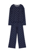 Trendyolmilla Kahverengi %100 Pamuklu Puantiye ve Kalpli Örme Pijama Takımı THMAW25PT00039