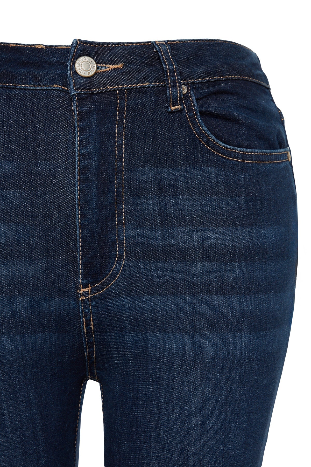 Trendyolmilla Açık Mavi Şekillendiren Etki Yüksek Bel Esnek Skinny Jeans TWOAW24JE00070