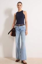 Trendyolmilla Lacivert  Yüksek Bel Wide Leg Jeans TWOAW24JE00089