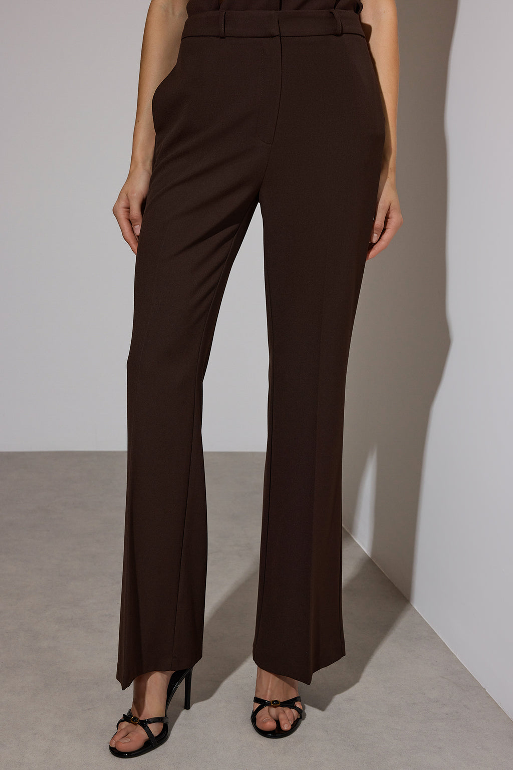 Trendyolmilla Siyah Limited Edition Flare Kalıp Bootcut Kumaş Pantolon TWOAW26PL00056