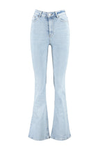 Trendyolmilla More Sustainable Açık Mavi Yüksek Bel Comfort/Esnek Flare İspanyol Paça Jeans TWOSS23JE00063