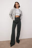 Trendyolmilla Petrol Yüksek Bel Vintage Yıkama Özel Renk Denim Wide Leg/Geniş Paça Jeans TWOAW26JE00110