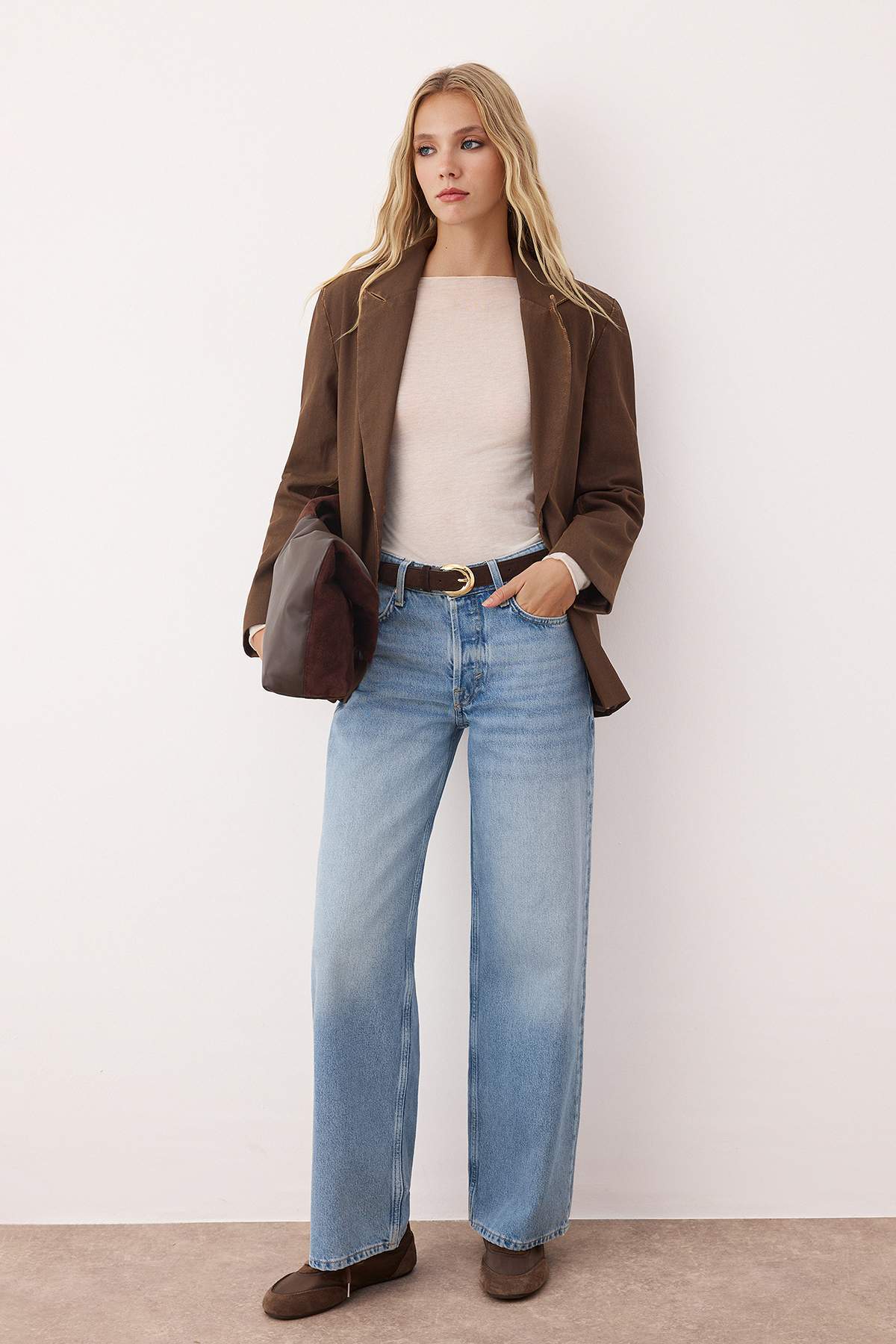 Mavi Yüksek Bel Wide Leg Jeans TWOAW26JE00189 Main image