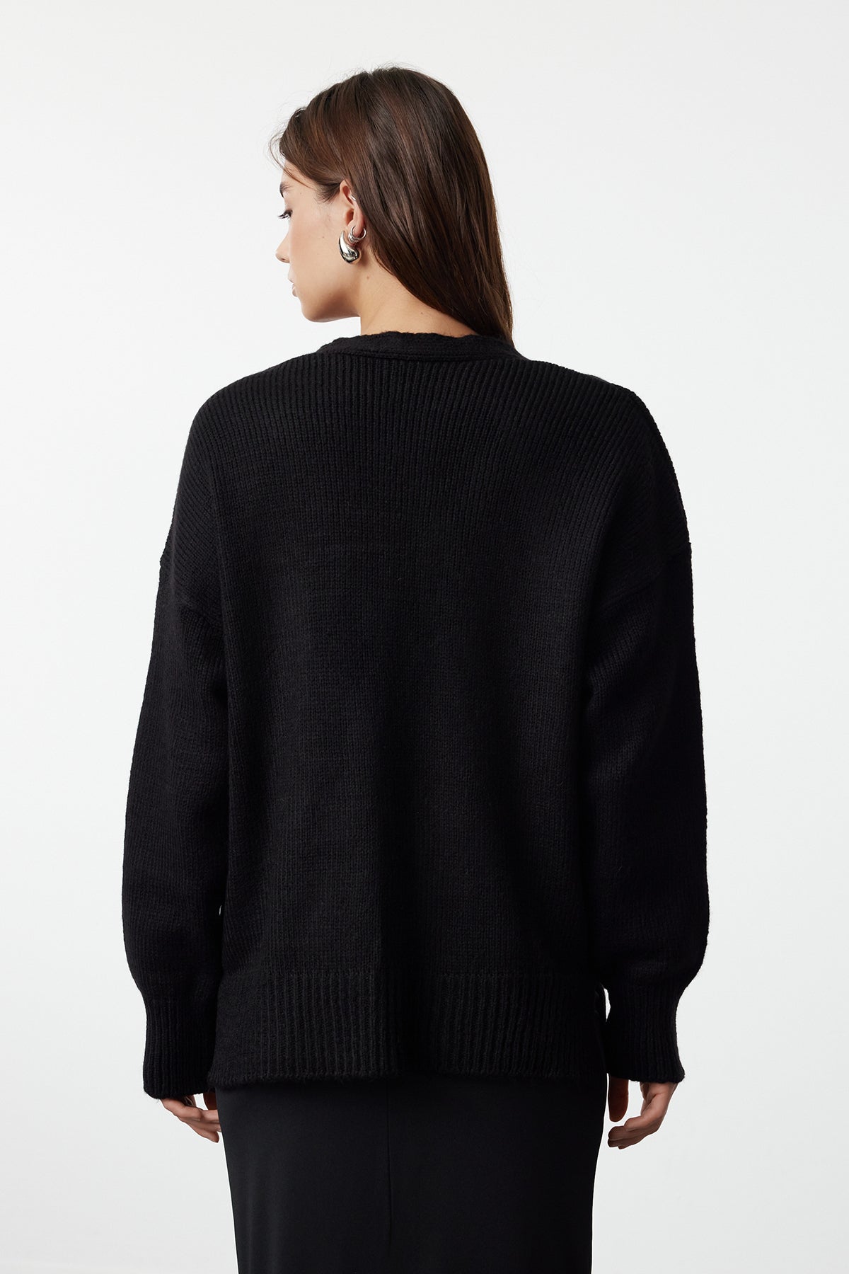 Trendyolmilla Bordo Basic Yumuşak Dokulu Triko Hırka TWOAW20HI0213