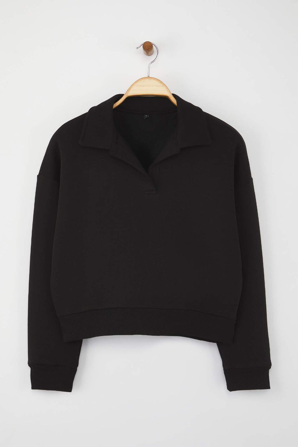 Trendyolmilla Teen Gri Melanj Slogan Nakışlı Regular/Normal Kalıp Örme Sweatshirt TWOAW26SW00049