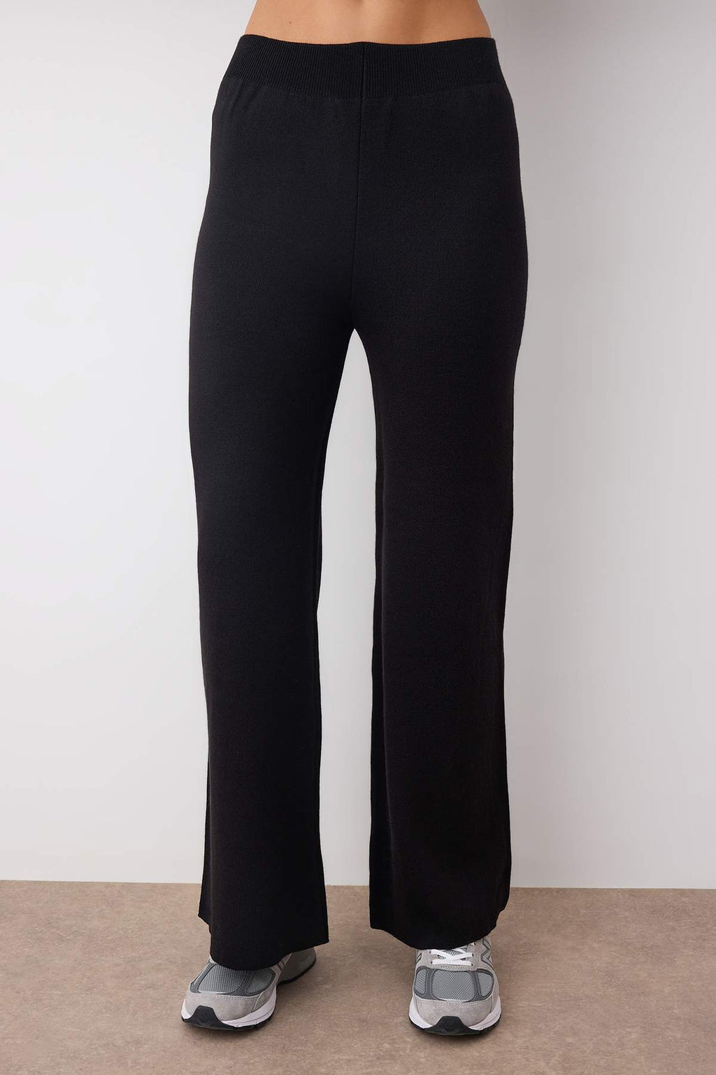Trendyolmilla Pembe Kayık Yaka Kazak-Pantolon Triko Alt - Üst Takım TWOAW26AU00043