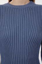 Trendyolmilla Siyah Mini Triko A-Line Formda Elbise TWOAW25EL00030