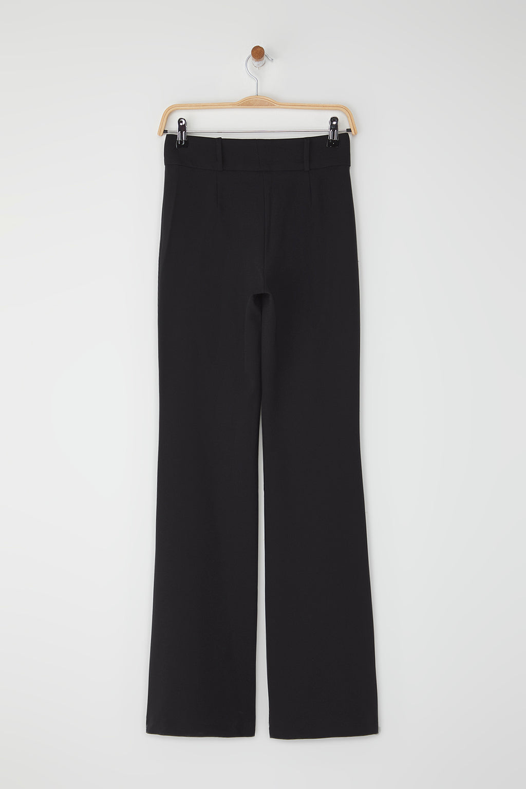 Trendyolmilla Vizon İspanyol Paça Normal Bel Dokuma Pantolon TWOSS25PL00065