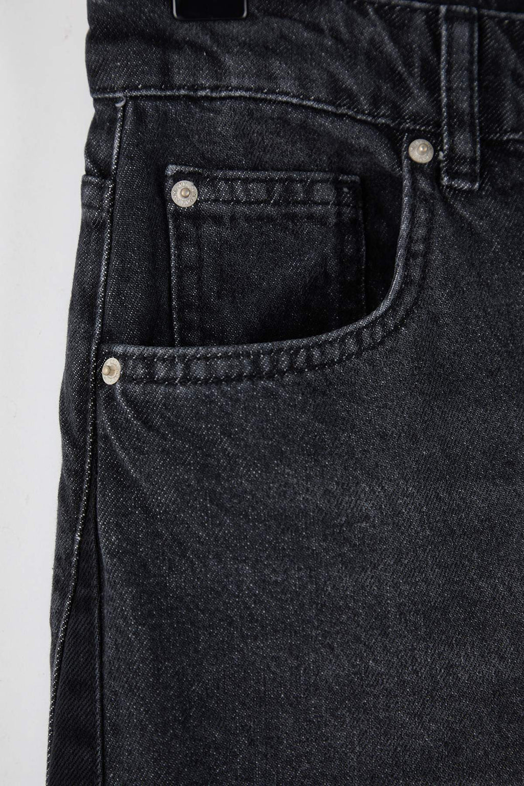 Trendyolmilla Özel Koleksiyon Mavi Yüksek Bel Renk Bloklu Wide Leg Geniş Paça Jeans TWOAW26JE00099